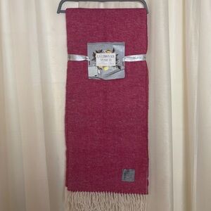Li Limonaia Tessuti Italian red throw blanket